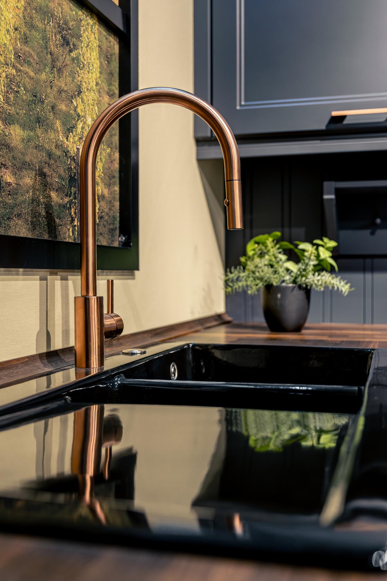 kitchen details, minimalist styling